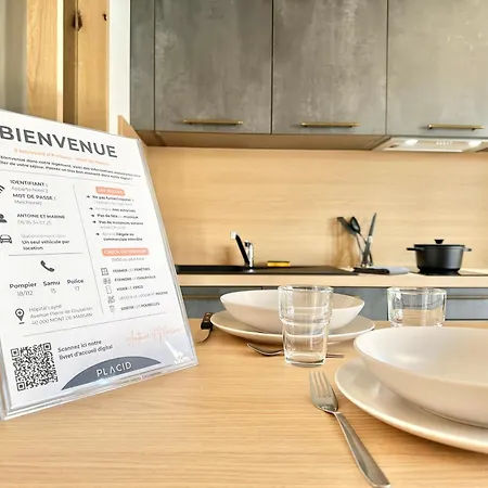 Apartment L'harmonie Marbree - Convivial - Parking Prive - Calme